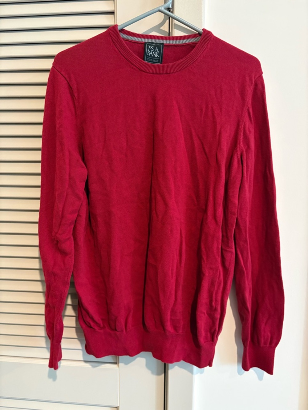 Jos. A. Bank Bright Red Men’s Crewneck Sweater* Size Medium